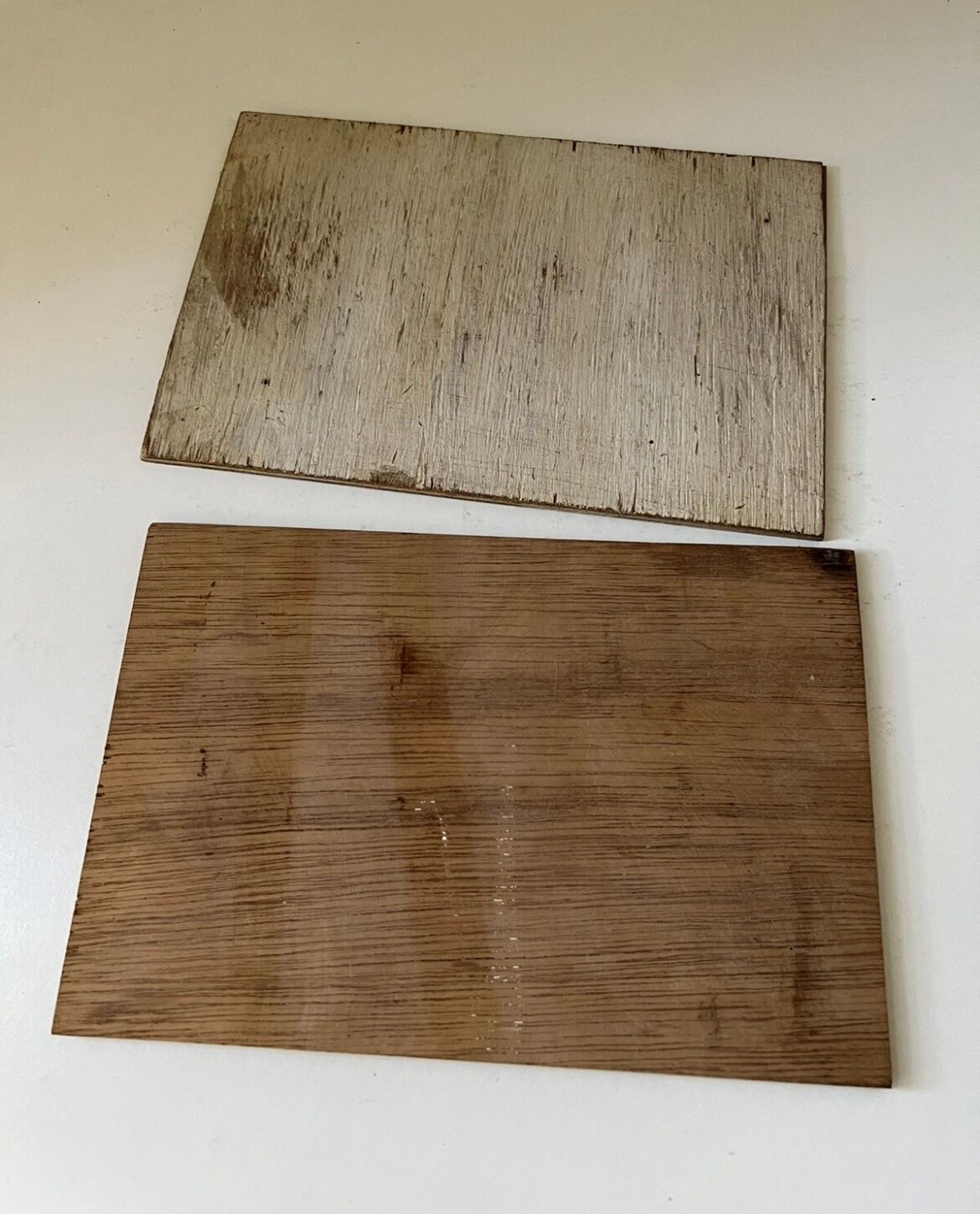 Pair of seascape paintings on Brittany panel