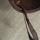 Ancient Japanese woven bamboo basket