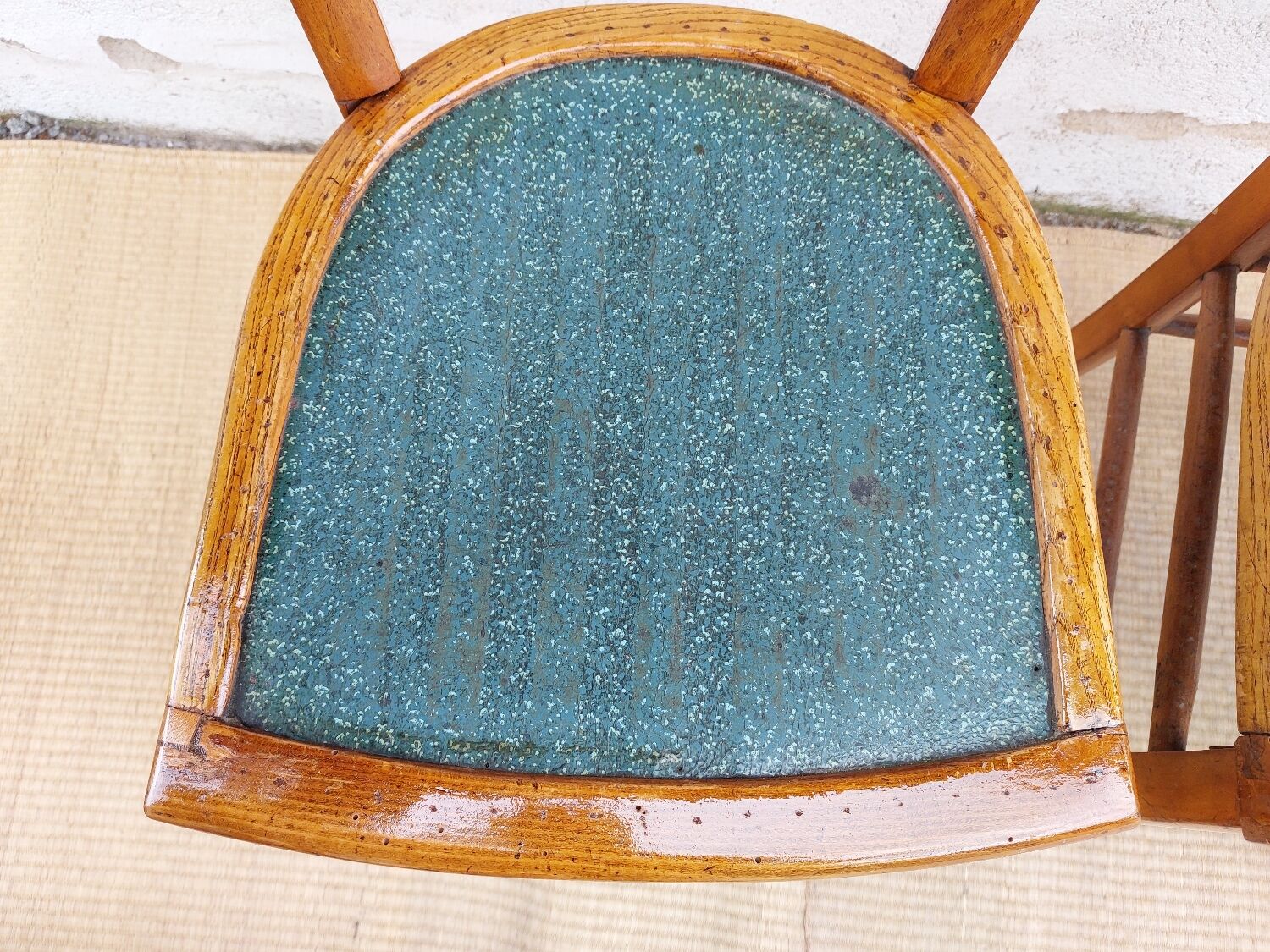 4 Mado wooden chairs, bistro