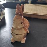 Rabbit earthenware terrine, Michel Caugant