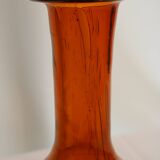 Bubbled amber carafe