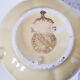 Yellow coffee cups Lunéville KG Badonwiller, antique French