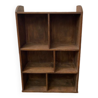 Antique wooden wall shelf