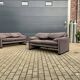 2x Cassina Maralunga 2zit original ribble fabric