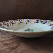 Plat rond  porcelaine  opaque de Gien