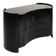 Curved black vintage commode "Aiace" by Benatti, Italy, 1970s