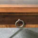 Small Louis XVI style desk in marquetry.