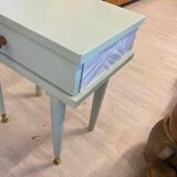 Table de nuit relookée