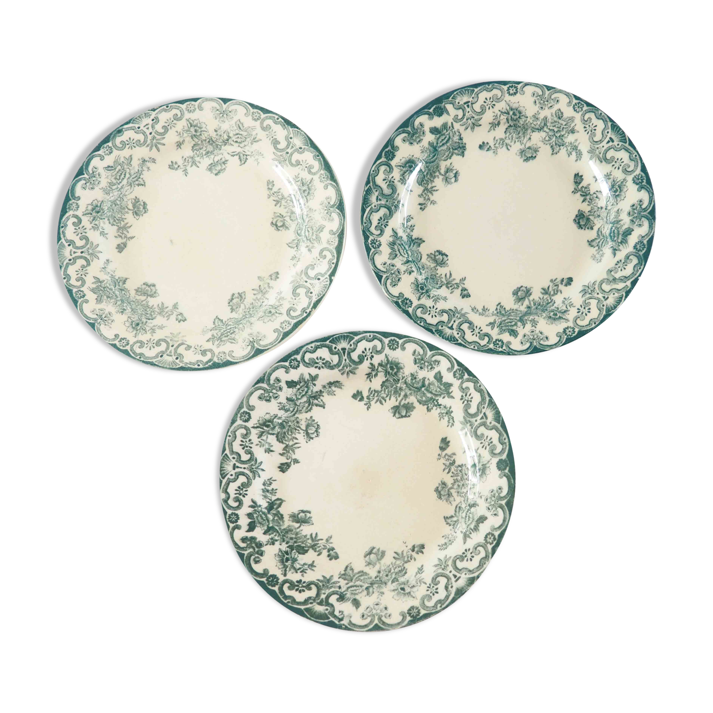 3 green Iron Earth plates