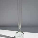 Soliflore vase in bubbled glass