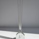 Vase soliflore en verre bullé