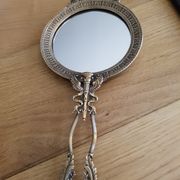 Miroir ancien face à main - 12cm