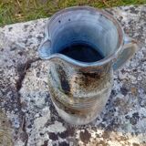 Stoneware jug signed Chantal and Thierry Robert