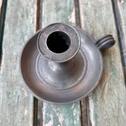 Pewter candlestick