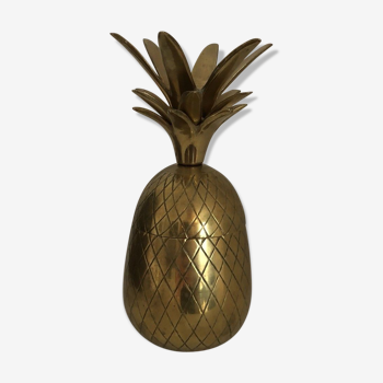 Ananas laiton décoratif années 60