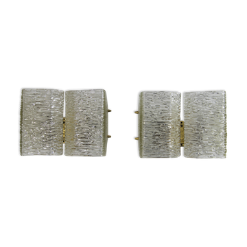 Set of two wall lamps by kalmar, 1950s