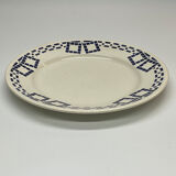 Lot de 6 assiettes plates faïence « P.B. Rochechouart -Limoges- Modèle Anna »