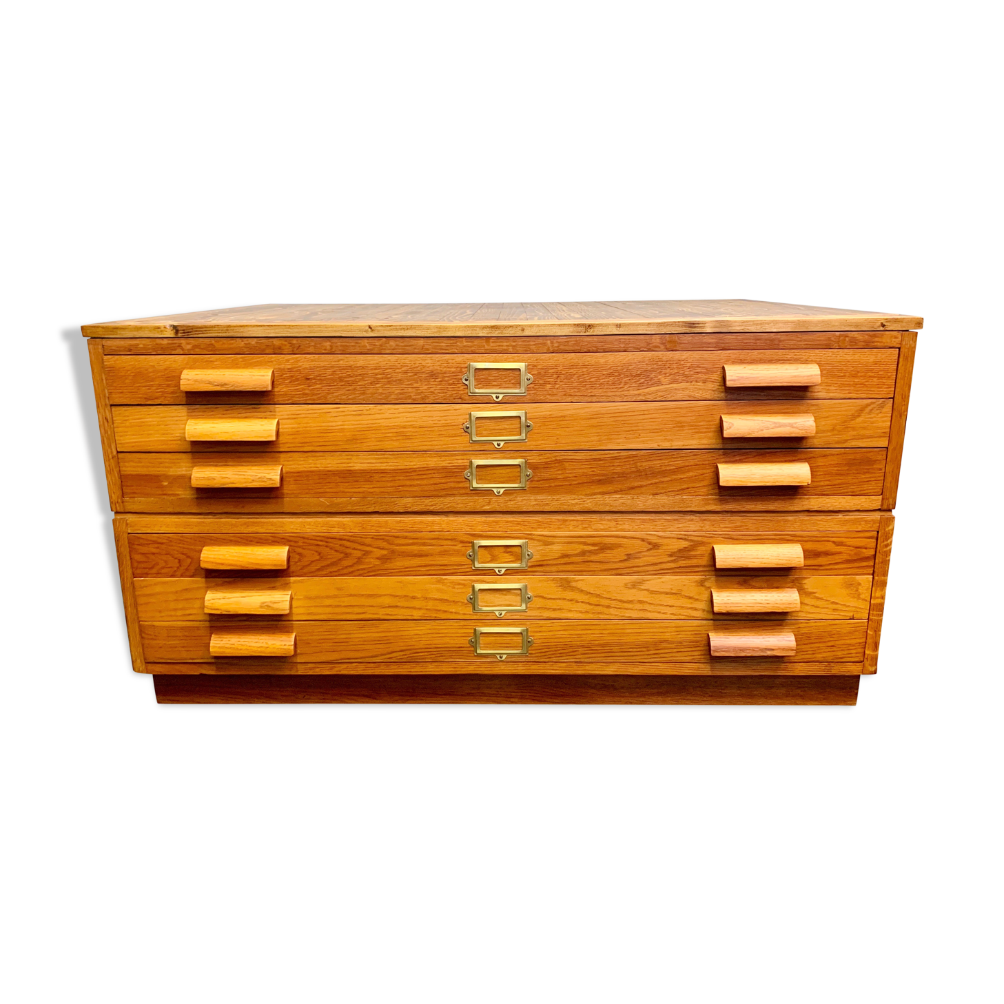 Vintage plan chest of architect drawers