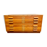 Vintage plan chest of architect drawers