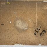 Hsp painting new york "usa" 1920 alice thevin (1862 - 1937) + frame