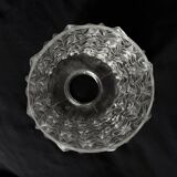 Small cylindrical molded glass pendant light