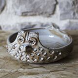 Empty ceramic owl pocket Jean-François Descombes Flayosc
