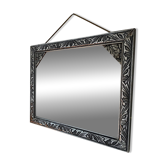 Bevelled rectangular mirror 1950