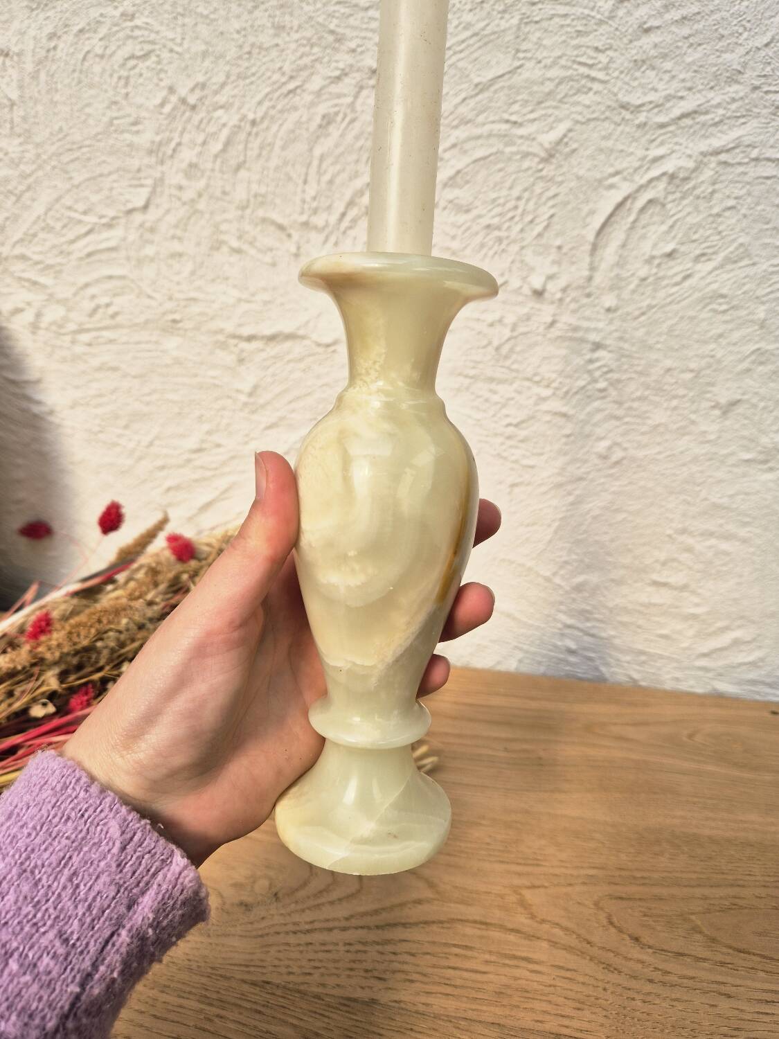 Onyx candlestick