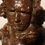 Beethoven's head in platter