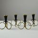 Group of 18 Small Candle Sticks by Gunnar Ander for Ystad-Metall, Sweden, 1950s/1960s