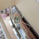 Lampe bi-metal avec abat-jour blanc