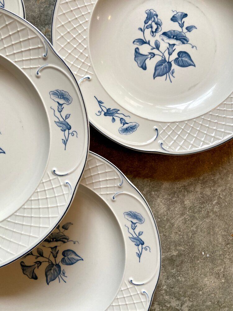 5 hollow plates Villeroy & Boch in porcelain