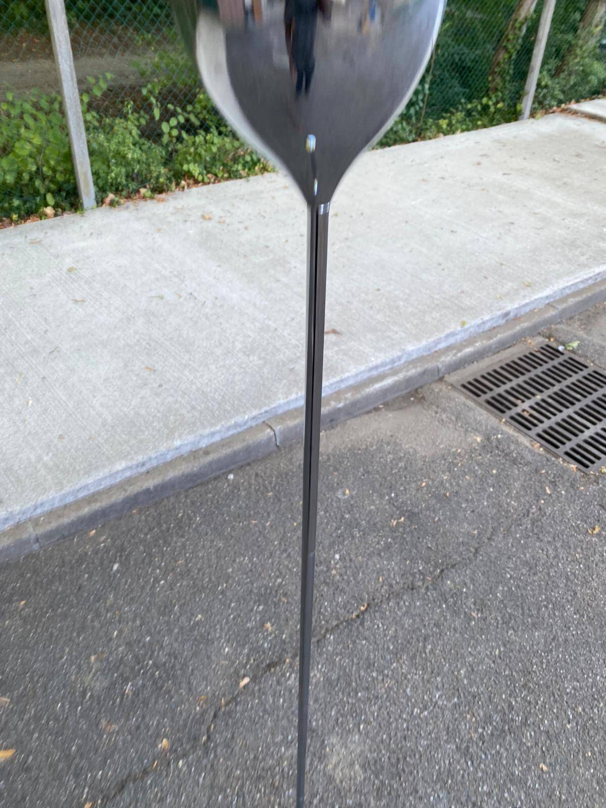 Vintage Chrome Floor Lamp in the Style of Reggiani Guzzini 1970s/80s
