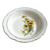 Plat creux gien marguerites vintage