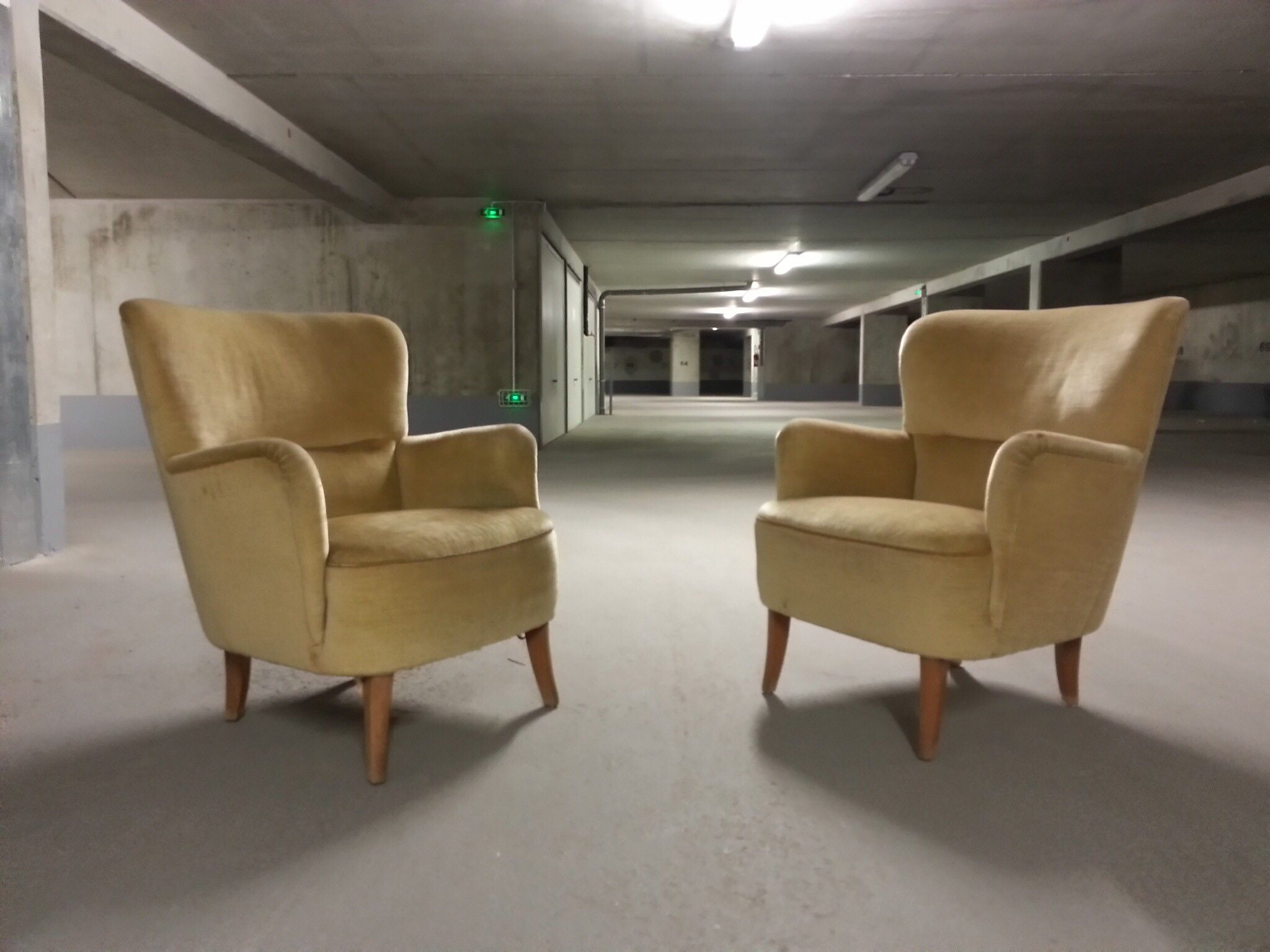 1/2 seat Shepherdess 50s 60s Theo Ruth for Artifort