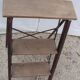 Former stool wood and metal vintage