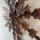 Wooden sunflower decoration Poland 60s