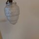 Art Deco chandelier in molded blown glass