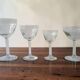24-piece Art Deco glassware set