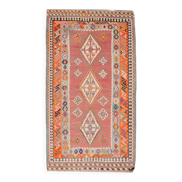 Gashgaï Kilim Rug Iran: 1.50 x 3.50 metres - "Galerie Sardje"