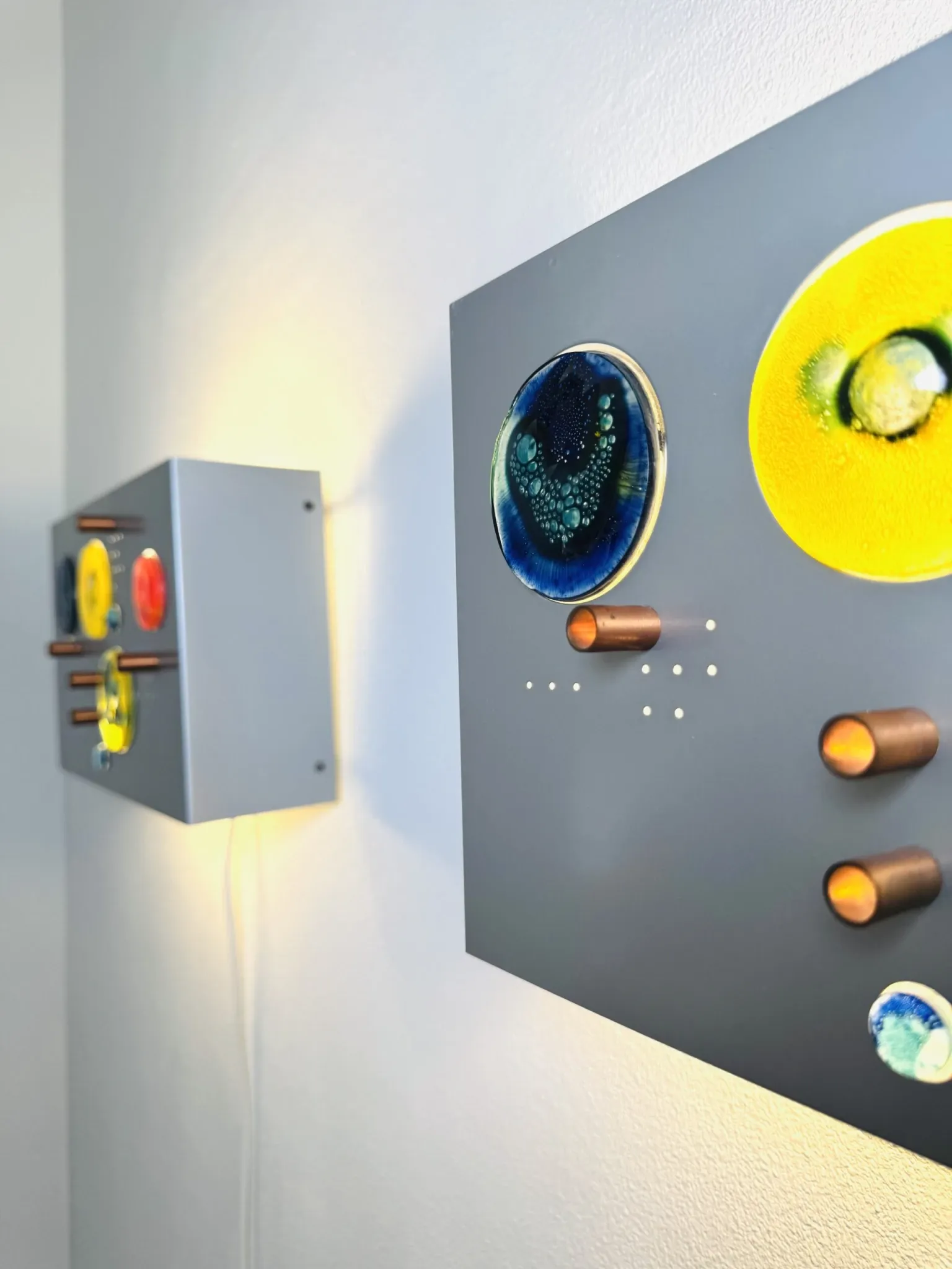 C-1701 Collage Wall Lamp By Willem Van Oyen For Raak Amsterdam, The Netherlands 1960S