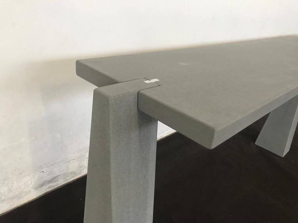 Pietra Serena Model Incas Console Table by Angelo Mangiarotti for Skipper, 1990s