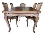 Dining table with extension