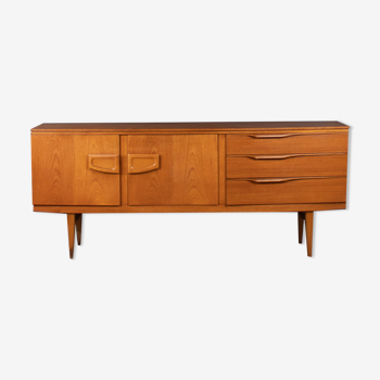 Restored teak 1960s beautility retro mid century sideboard