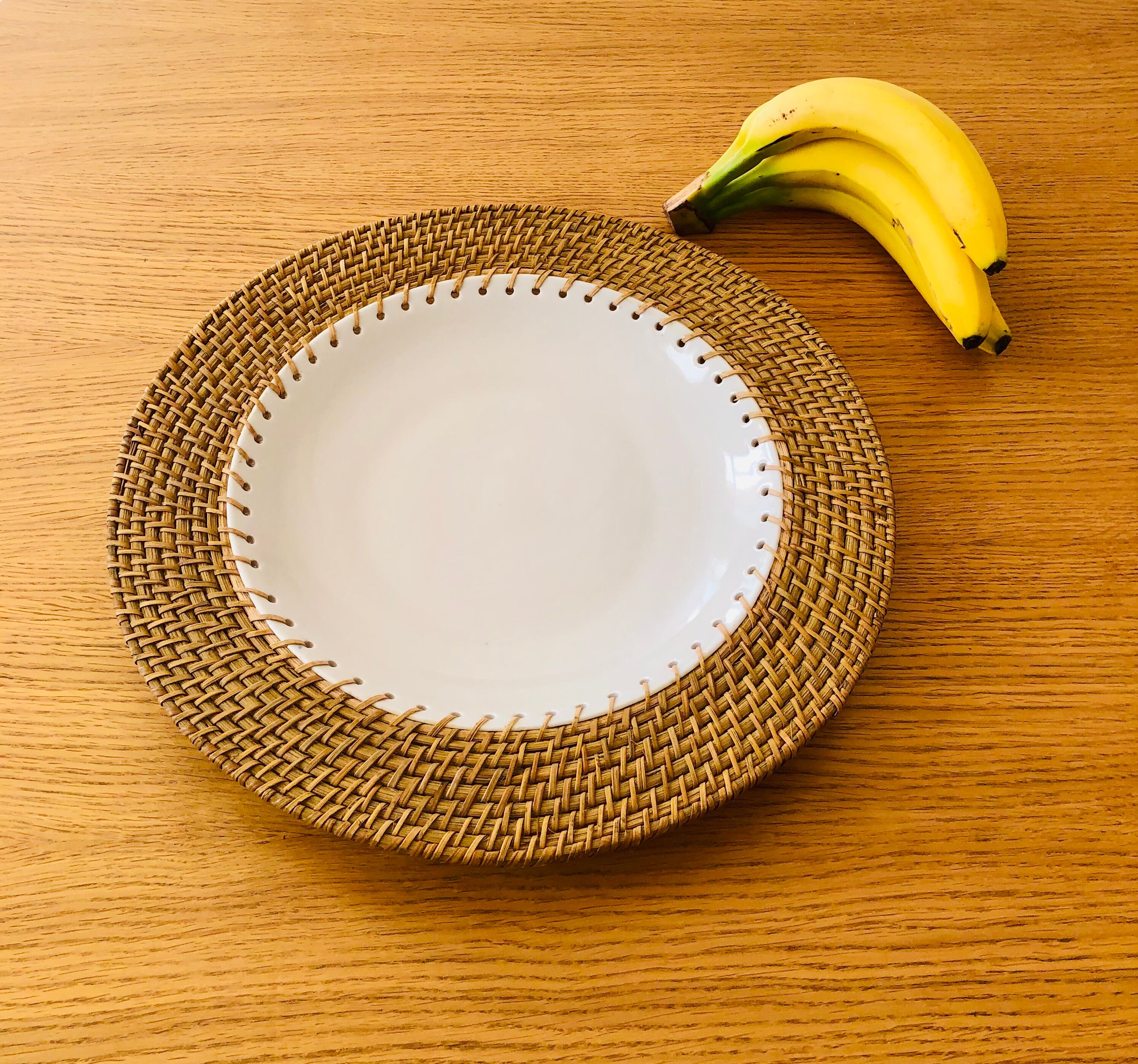 D42cm ceramic fruit dish and basketry