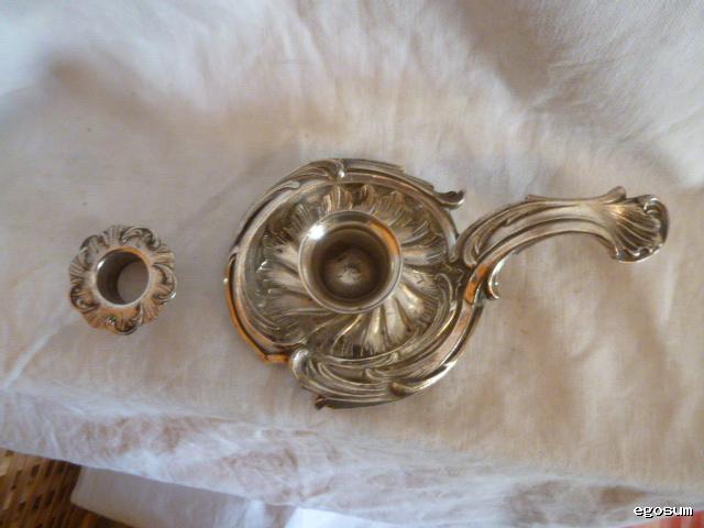 Boost candlestick style Louis XV silver Gallia