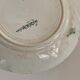 Set of 8 vintage flat plates in iron earth, model Narcisses de Saint Amand (LOT1)