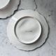 Pair of slipware plates made in Italy