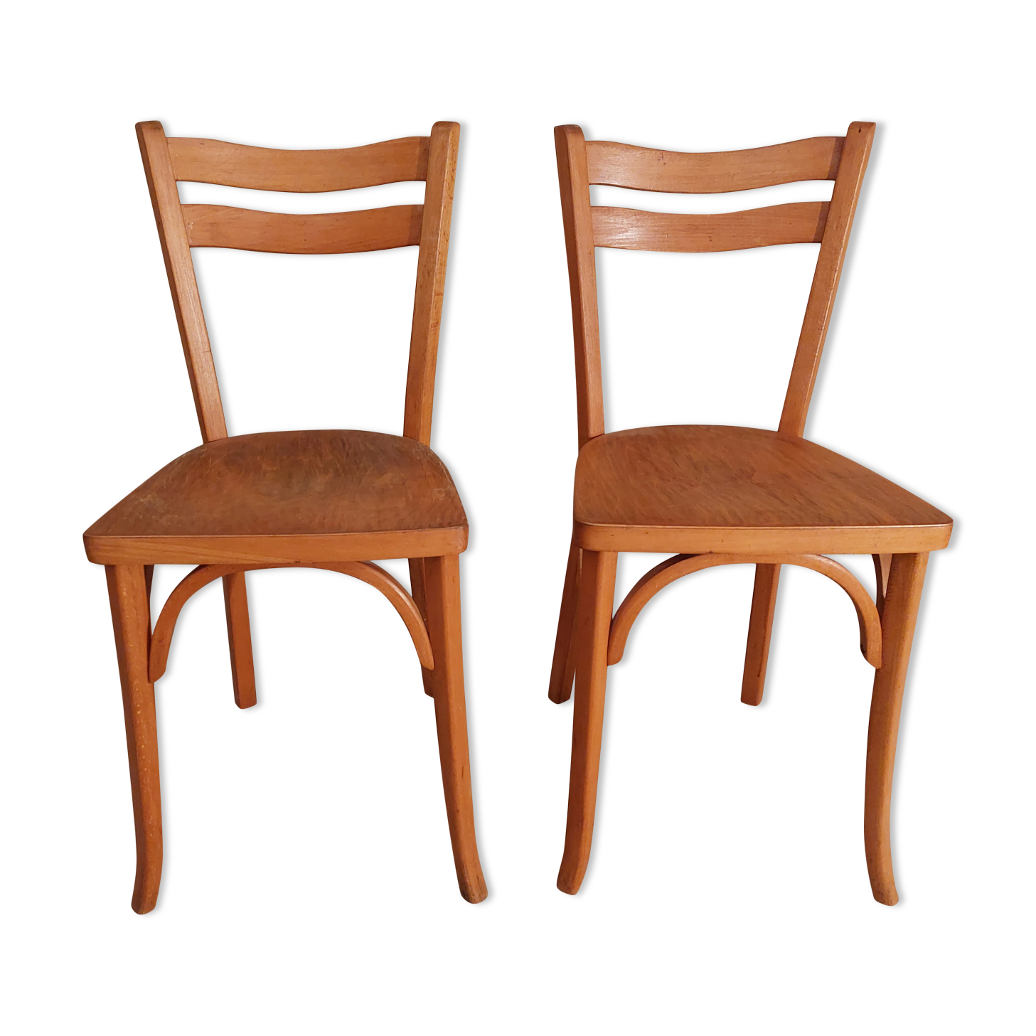 Pair of bistro chairs 50s