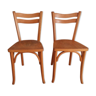 Pair of bistro chairs 50s